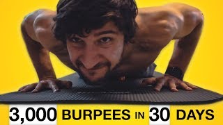 I did 100 BURPEES for 30 days Here’s what happened [upl. by Rekrap]