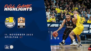 EWE Baskets Oldenburg vs ratiopharm ulm  Full Game Highlights  Spieltag 07 Saison 2324 [upl. by Yrakcaz285]