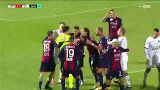 scandaloso in lega pro Goal clamorosamente regolare annullato in Crotone Vs Juvestabia [upl. by Putnam]