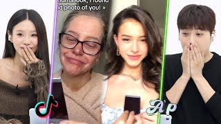 Looking at the old me in advance Koreans react to TikTok Grandma Old Photo challenge｜asopo [upl. by Yornek]