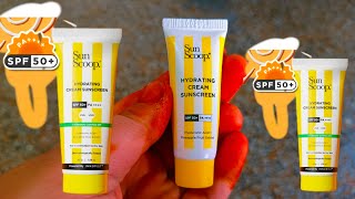 Sun Scoop Hydrating Cream Face Sunscreen SPF 50 PA [upl. by Anirb338]