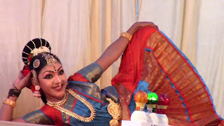 Kuchipudi dance jilla kalolsavam Meenakshy first Prize [upl. by Enotna]