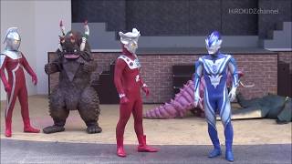 【ウルトラ怪獣大集合】ウルトラヒーローズスペシャルイベント☆ジード・アクロスマッシャー＆ウルトラセブン＆ウルトラマンレオ登場！ひらかたパークスペシャルショー [upl. by Nilreb156]