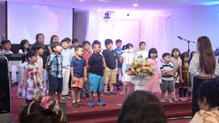 Sing High Sing Low Sunday School Kids Dance  Oct 6 2024 [upl. by Arimat]