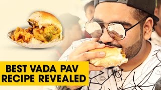 Where To Get Mumbais Best Vada Pav  Indian Street Food [upl. by Dhu]