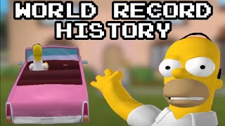 The History of The Simpsons Hit amp Run World Records [upl. by Alleram]