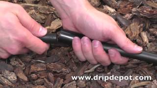 How to Use a Compression Coupler in a Drip Irrigation System [upl. by Sachsse]