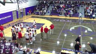 Stoughton High School vs Mount Horeb High School Mens JV Basketball [upl. by Ednew]