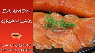 Saumon gravlax [upl. by Sibie]