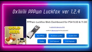 PS4 Jailbreak 0x1iii1ii PPPwnLuckfox 124 RV1103 RV1106 [upl. by Assenej]