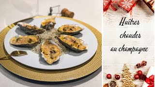 🎅 RECETTE DE NOËL 🎄 HUÎTRES CHAUDES AU CHAMPAGNE RECETTE DE CHEF  TUTO COMMENT OUVRIR DES HUÎTRES [upl. by Nol807]