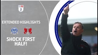 SHOCK FIRST HALF  Portsmouth v Leyton Orient extended highlights [upl. by Nydnarb]