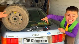 Mr Joe Conjured Car Keys VS Mr Joker on Audi Kids Video [upl. by Horvitz]