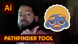 How to use the Pathfinder tool in Adobe Illustrator [upl. by Glynda]