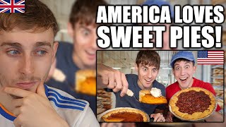 Brit Reacts to Two Brits try Classic American Pies [upl. by Blainey480]