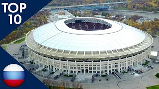 Top 10 Biggest Stadiums in Russia [upl. by Lamak]