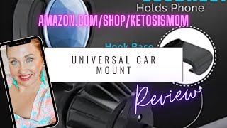 KetosisMom Reviews New Popsocket Car Mount from MCCHJoy quotMuch Joyquot [upl. by Ehud628]