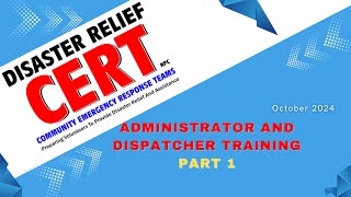 Part 1  Administrator and Dispatcher Training VN 110 [upl. by Wailoo]