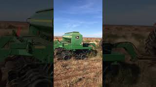 1978 Ford Tractor and John Deere 1560 Notill drill shorts john Deere Ford tractors [upl. by Andeee798]