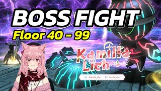 FFXIV Eureka Orthos  Boss Fight Floor 40  99 [upl. by Mini]