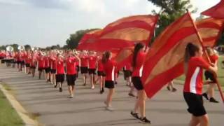 SCHS Red Hawk Band Homecoming Parade 201617 [upl. by Housum]