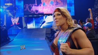 Layla amp Michelle McCool vs Beth Phoenix amp Kelly Kelly SmackDown Apr 8 2011 [upl. by Bushey]