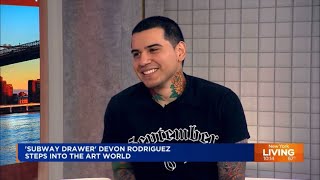 Pix11 Marysol Castro interviews Devon Rodriguez on his upcoming exhibition opening on September 6th [upl. by Lorrie512]