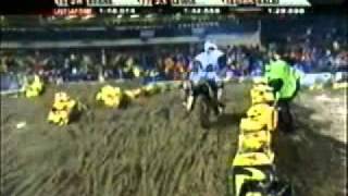 2005 AMA Supercross Rd Anaheim 1 main [upl. by Darb]