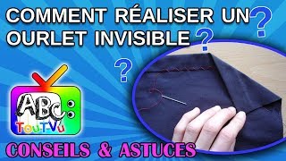 Comment realiser un ourlet invisible [upl. by Iret]