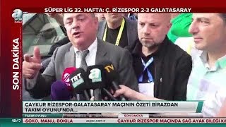 Rizespor Başkanı quotSilahım Olsa Hakemi Vururdumquot [upl. by Htebsle]