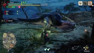 Anjanath vs KuluYaKu Turf War  Monster Hunter Rise [upl. by Odlopoel]