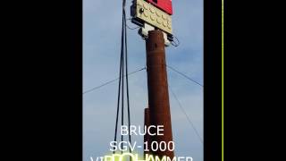 Bruce Vibro Hammer SGV1000 Double Clamp [upl. by Arleyne438]