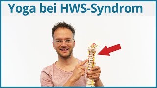 Yoga bei HWS Syndrom ✅ Tipp Schmerzen Halswirbelsäule oder Bandscheibenvorfall [upl. by Nwahsek]