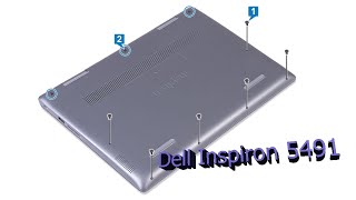 How to disassembly Dell Inspiron 5491 Laptop repair [upl. by Eimaraj]