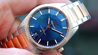 Rất Đẹp Omega Globemaster Sedna Gold Blue 39mm 13020392103001  Hotline 0982298881 [upl. by Halac]