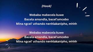 Sjava  umcebo LYRICS [upl. by Yenolem]