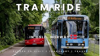 Tram Ride In Oslo  Winter Days  Aker Brygge  Norway  Indians in Norway Richest Country [upl. by Julian]