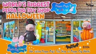 Worlds Biggest PEPPA PIG Toy Store Halloween at Peppa Pig World Oct 2024 4K [upl. by Atsirtal806]