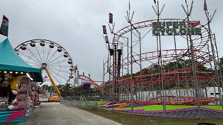 Volusia County Fair Deland Florida Nov 10th 2024 Rainy Day Wade Shows fair carnival S5E4 [upl. by Htebsil]