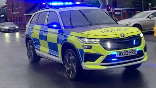 Marked Skoda Kodiaq VRS Tactical Dog Unit Responding Greater Manchester Police [upl. by Patin]