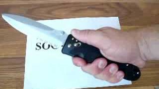 SOG Pentagon Elite II Knife PE18 Demonstration [upl. by Kellie]