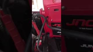 Jnc 950 Jump starter on diesel ford [upl. by Adnahsal941]