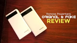 Romoss 20000mah Powerbank Review Fake Vs Original [upl. by Onia]