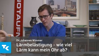 Lärmbelästigung  wie viel Lärm kann mein Ohr ab  Dr Johannes Wimmer [upl. by Nikolos]