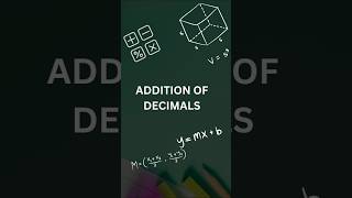 Addition Of Decimals shorts decimals maths education highschoolmath easylearning mathstricks [upl. by Arul]