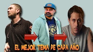 El MEJOR TEMA de RAP en ESPAÑOL de CADA AÑO 19972017 [upl. by Bennett]