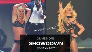 Gimme More 2007 VMAS vs 2017 JAPAN  DANCE SHOWDOWN  Britney Spears [upl. by Dora927]