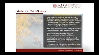 Yenching Academy of PKU Info Session China Studies Law and Society 23 Sep 2022 [upl. by Sirromed]