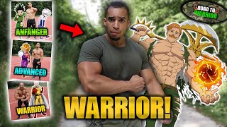 SO wirst DU zum WARRIOR⚔️ Kompletter TRAININGSPLAN für JEDEN🤯  ROAD TO WARRIOR💪🏾 [upl. by Ecnerwaled3]