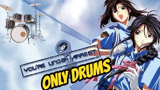 Youre Under Arrest  Opening 1  Backing Track  Only Drums [upl. by Eivad37]